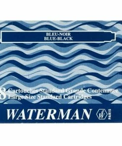 Waterman - Standard Cartridge Set 8pce Large Blue-Black