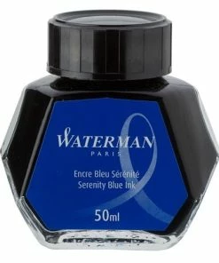 Waterman - Ink Bottle 50ml Serenity Blue
