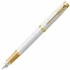 Parker® Parker - IM Premium Pearl With Gold Trim M/Nib Fountain Pen -Faber-Castell-shop 124155 Large