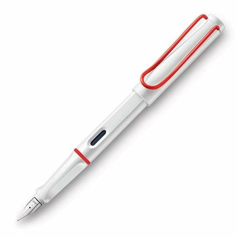 Lamy - SAFARI Fountain Pen Fine White/Red 3 Lamy - SAFARI Fountain Pen Fine White/Red