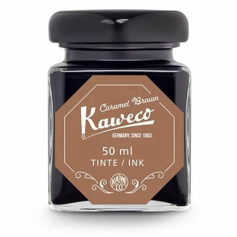 Kaweco - Fountain Pen Ink Bottle Caramel Brown 50ml 3 Kaweco - Fountain Pen Ink Bottle Caramel Brown 50ml