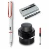 Lamy - Safari White & Red Fountain Pen Gift Set 4pce -Faber-Castell-shop 161007 Large