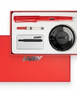 Lamy - S.E Safari Cozy Strawberry Fountain Pen Set 4pce
