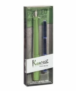 Kaweco - Perkeo Fountain Pen Pack Jungle Green Med Nib