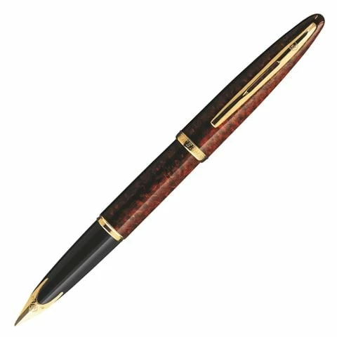 Waterman - Carène Marine Amber Fountain Pen W/23k Gold Trim 3 Waterman - Carène Marine Amber Fountain Pen W/23k Gold Trim