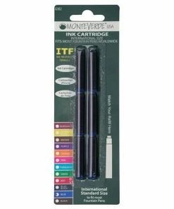 Monteverde - Ink Cartridge Set 6pce Blue