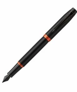 Parker® Parker - IM Flame Orange Ring Black Fountain Pen