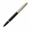 Parker® Parker - 51 Premium Fountain Pen W/Gold Trim Black Med
