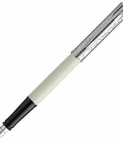 Waterman - Allure Deluxe Metal & White Lacquer Fountain Pen