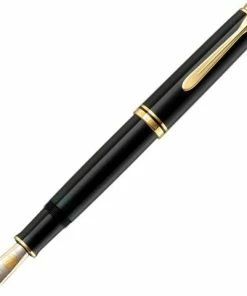 Pelikan - Souverän M800 Fountain Pen With 18k Gold Trim & A Fine Solid Gold Nib