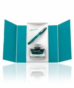 Pelikan - Classic M205 Apatite Fountain Pen Set Medium Nib 2pce