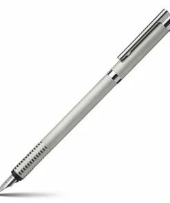 Lamy - Logo Brushed Steel Fountain Pen