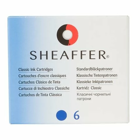 Sheaffer - Skrip Ink Cartridge Set 6pce Blue 3 Sheaffer - Skrip Ink Cartridge Set 6pce Blue