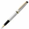 Waterman - Expert Stainless Steel Fountain Pen W/Gold Trim -Faber-Castell-shop 471109 Large