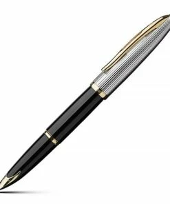 Waterman - Carene Deluxe Black & Gold Fountain Pen