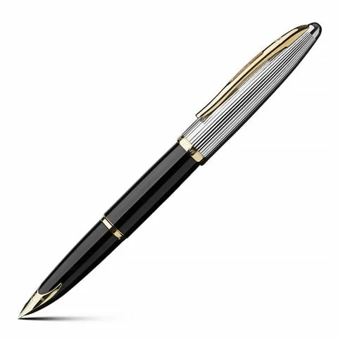 Waterman - Carene Deluxe Black & Gold Fountain Pen 3 Waterman - Carene Deluxe Black & Gold Fountain Pen