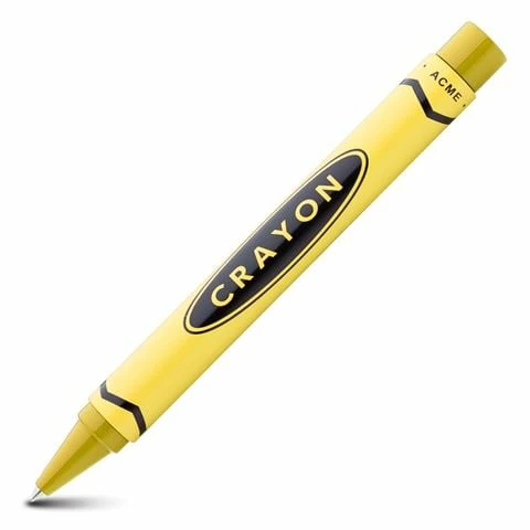 Acme Studios - Crayon Rollerball Pen Yellow 3 Acme Studios - Crayon Rollerball Pen Yellow