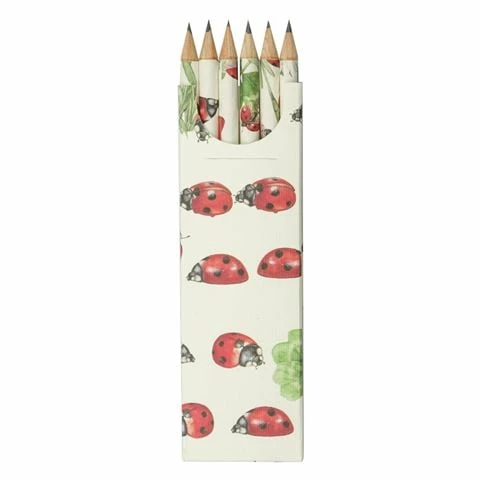 Tassotti - Lady Bug Pencil Set Of 6 3 Tassotti - Lady Bug Pencil Set Of 6