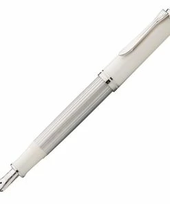 Pelikan - M405 Fountain Pen Extra Fine Nib Silver & White