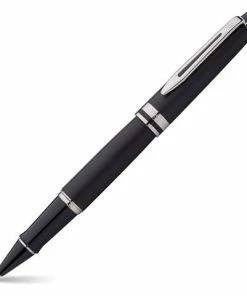 Waterman - Expert Matte Black Chrome Trim Rollerball Pen