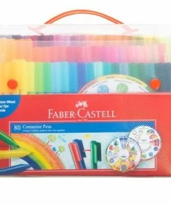Faber-Castell - Connector Pens With Colour Wheel Set 80pce