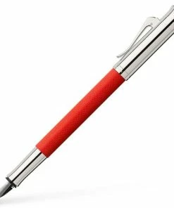 Faber-Castell - Guilloche Fountain Pen India Red