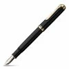 Pelikan - 1000 Fountain Pen Fine Nib Black With Gold Trim 2 Pelikan - 1000 Fountain Pen Fine Nib Black With Gold Trim -Faber-Castell-shop 573825 Large