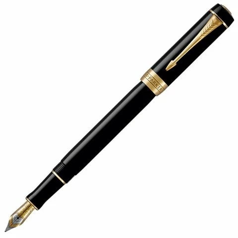 Parker® Parker - Duofold Classic Fountain Pen Black & Gold Trim 3 Parker® Parker - Duofold Classic Fountain Pen Black & Gold Trim