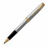 Parker® Parker - Sonnet Stainless Steel Rollerball Pen W/Gold Trim -Faber-Castell-shop 574327 Large