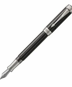 Parker® Parker - Duofold Prestige Black Chevron Fountain Pen