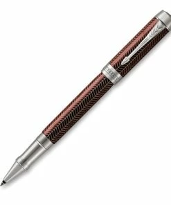 Parker® Parker - Duofold Prestige Chevron Rollerball Pen Burgundy