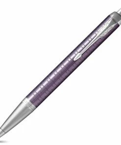 Parker® Parker - IM Premium Dark Violet Chrome Trim Ballpoint Pen