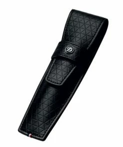 Dupont - Line D Fire Head Black Leather Simple Pen Case