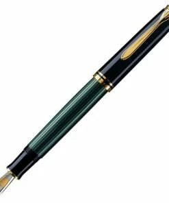 Pelikan - M600 Fountain Pen Green & Black W/Extra-Fine Nib