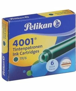 Pelikan - Ink Cartridge Set Dark Green 6pce