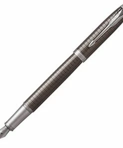 Parker® Parker - IM Premium Dark Espresso Chiselled CT Fountain Pen