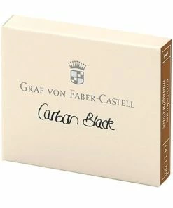 Faber-Castell - Carbon Black Ink Cartridge Set 6pce