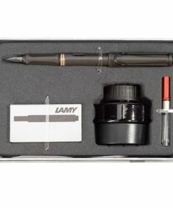 Lamy - Safari Matte Charcoal Fountain Pen Gift Pack