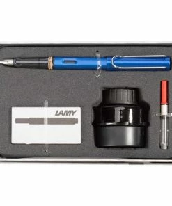 Lamy - AL-Star Black Ink Fountain Pen Gift Pack Ocean Blue