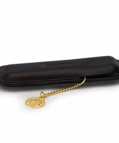Kaweco - Leather Pen Pouch Ww/Coin Fob Black