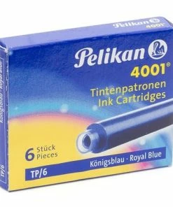 Pelikan - 4001 Ink Cartridge Royal Blue Set 6pce
