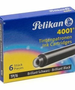 Pelikan - 4001 Ink Cartridge Set 6pce Black