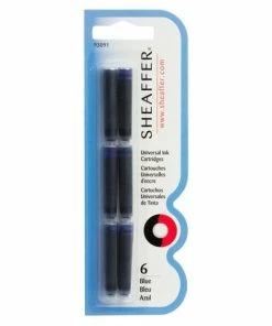 Sheaffer - Skrip Universal Ink Cartridge Set 6pce Blue