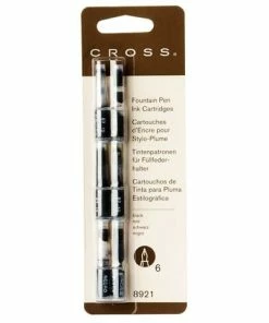 Cross® Cross - 8921 Black Ink Cartridge Set 6pce