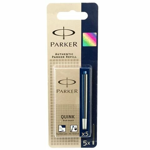 Parker® Parker - Quink Fountain Pen Cartridge Blue Black Set 5pce 3 Parker® Parker - Quink Fountain Pen Cartridge Blue Black Set 5pce