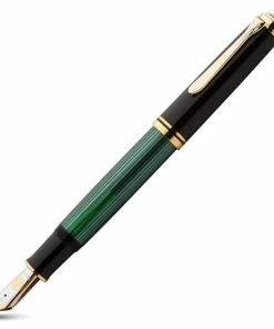 Pelikan - 1000 Fountain Pen Medium Nib Black & Green