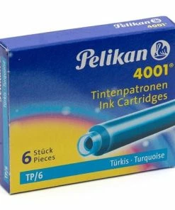 Pelikan - 4001 Ink Cartridge Set 6pce Turquoise